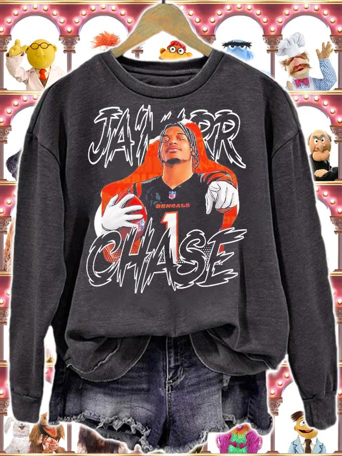 Cincinnati Bengals Ja_Marr Chase Carton 2022 T-Shirt sweatshirt