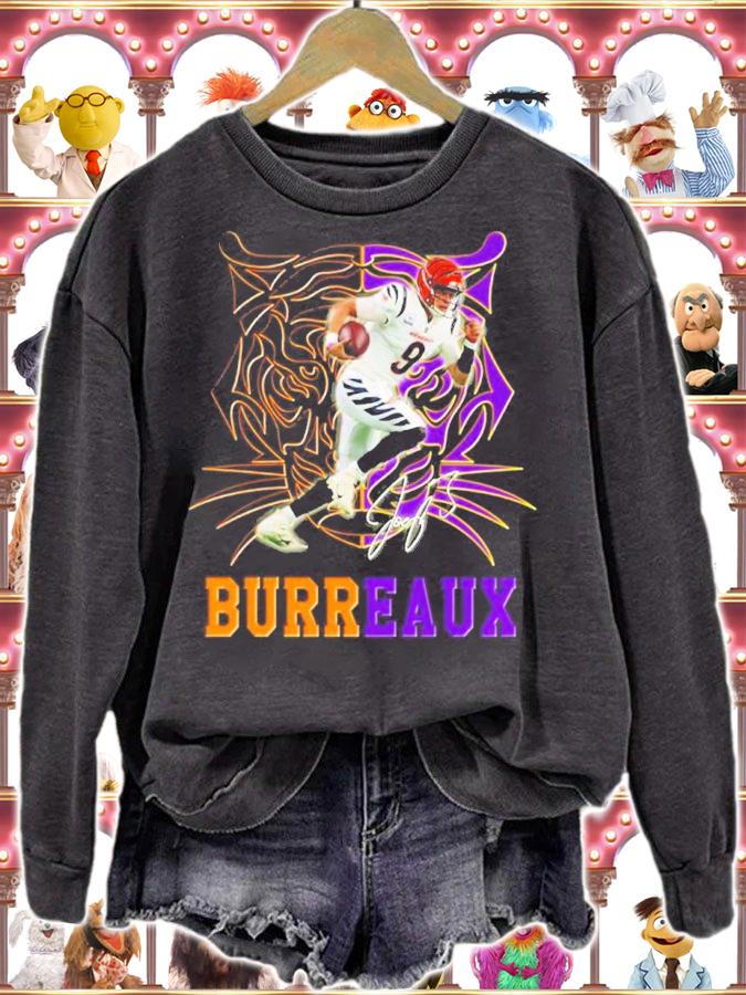 Cincinnati Bengals Joe Burrow Burreaux Signatures Shirt sweatshirt