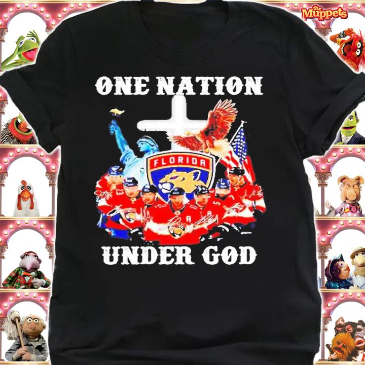 Florida Panthers One Nation Under God T-Shirt shirt