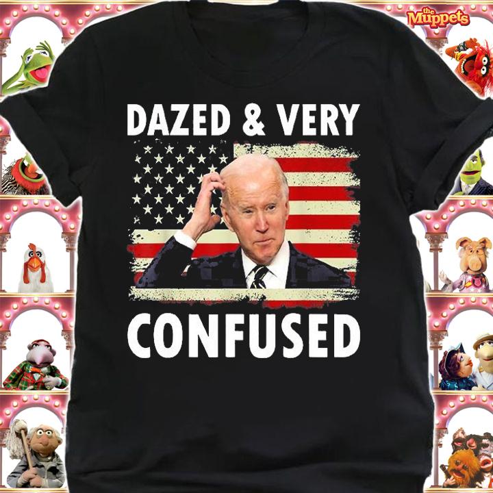 Funny Biden Dazed And Very Confused Retro FunnyT-Shirt shirt