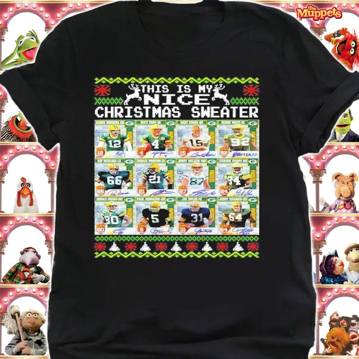 Green Bay Packers This Is My Nice Christmas Sweater Shirt shirt
