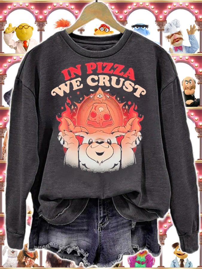 In Pizza We Crust Evil Creepy Baphomet Shirt
