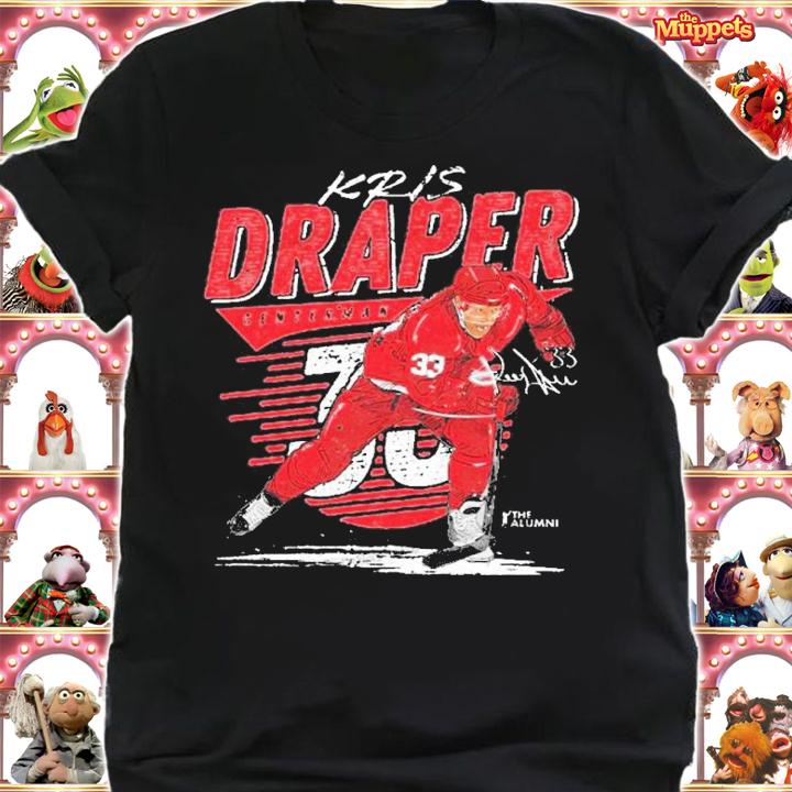 Kris Draper Detroit Retro Hockey Signatures Shirt shirt