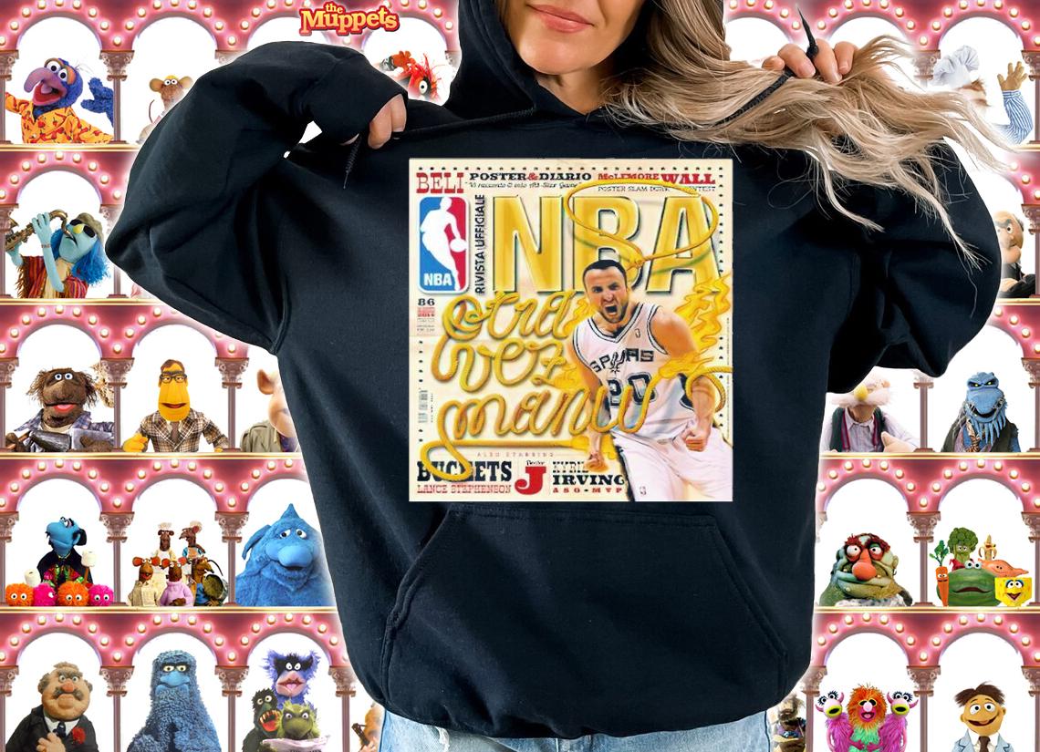 Manu Ginobili NBA Poster Basketball Shirt hoodie