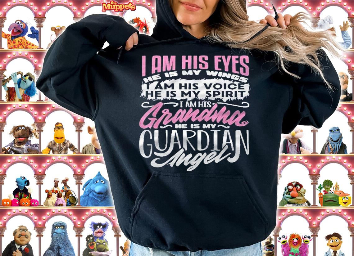 My Grandson Is My Guardian Angel Tee I Am His Grandma Shirt hoodie