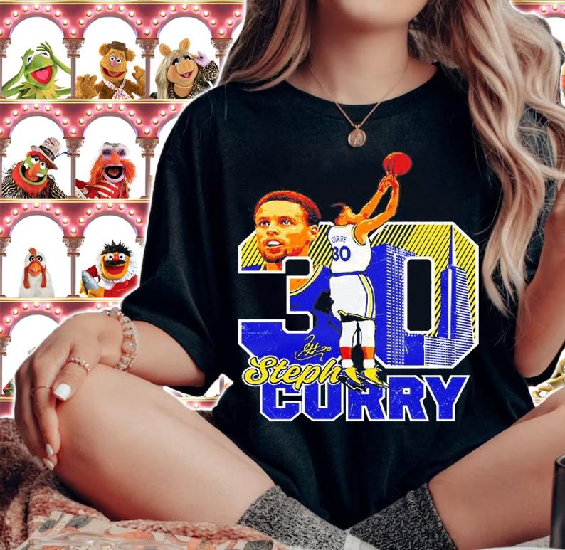 Steph Curry Golden State Warriors Oakland Bootleg 90s Retro Basketball T-Shirt woman shirt