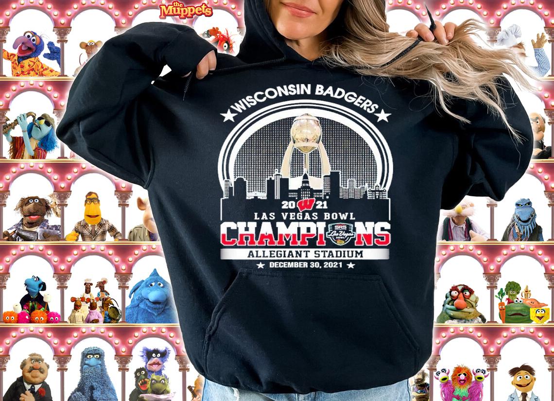 Wisconsin Badgers 2021 Las Vegas Bowl Champions Allegiant Stadium December 30 2021 Shirt hoodie