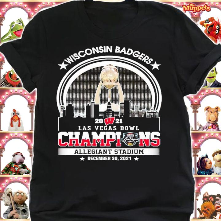 Wisconsin Badgers 2021 Las Vegas Bowl Champions Allegiant Stadium December 30 2021 Shirt shirt