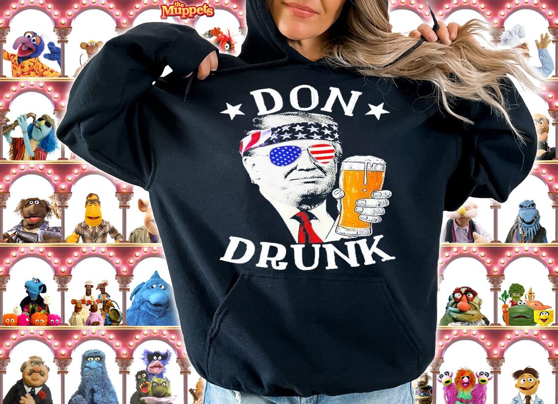 Don Drunk President Donald Trump Drinking Beer T-Shirt