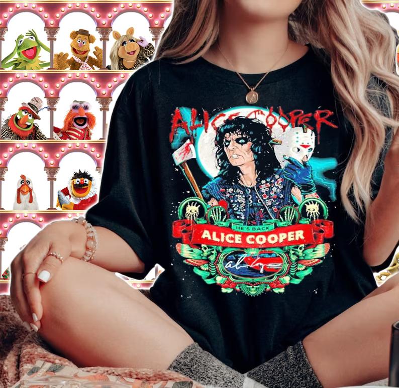 He's Back Alice Cooper Shirt woman shirt