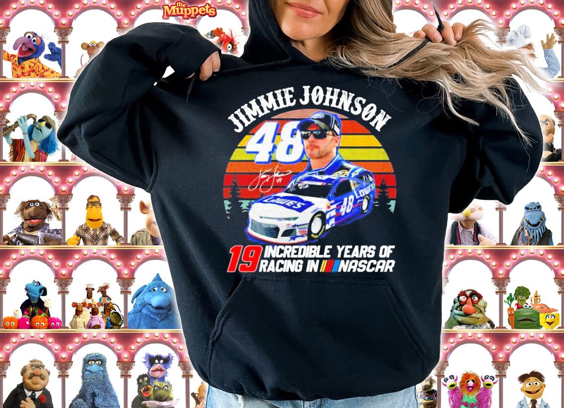 Jimmie Johnson 19 incredible years of racing in Nascar signature vintage shirt