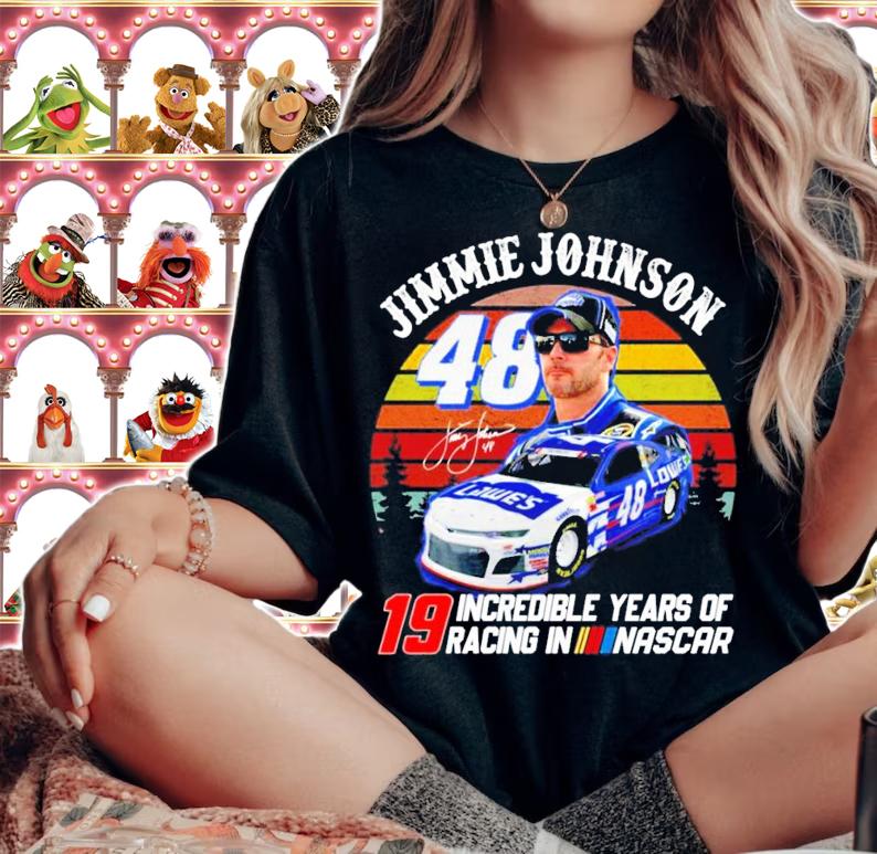 Jimmie Johnson 19 incredible years of racing in Nascar signature vintage shirt