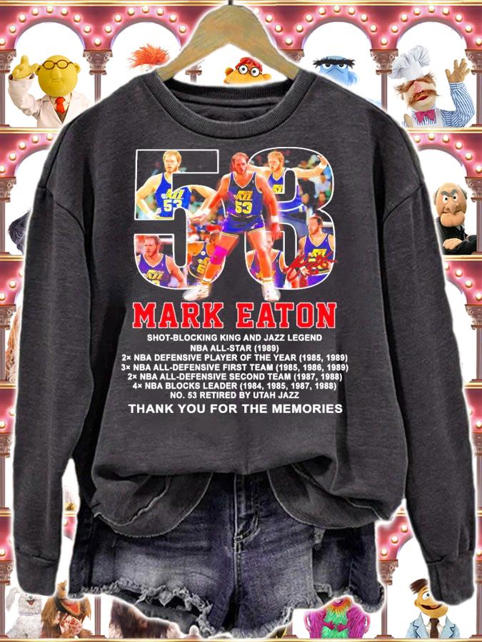Mark Eaton signature thank you for the memories shirt sweatshirt