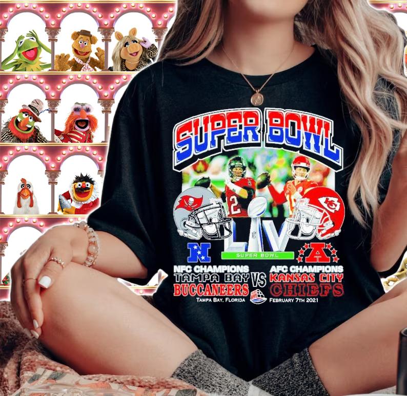 Super Bowl NFC Champions Tampa Bay Buccaneers vs Kansas City Chiefs shirt woman shirt