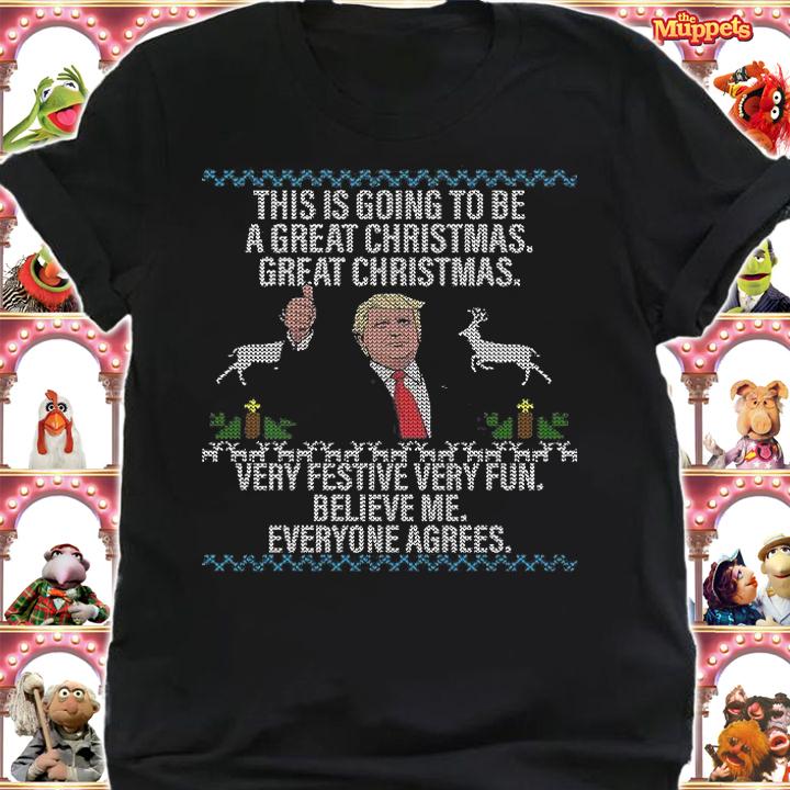 Trump This Is Going To Be A Great Christmas Great Christmas T-Shirt shirt
