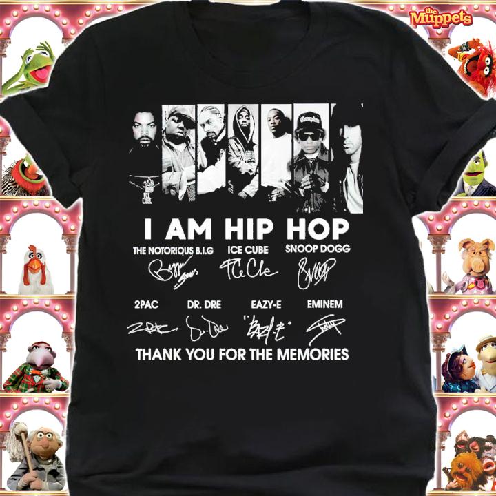 I Am Hip Hop Signatures Thank You For The Memories Shirt shirt