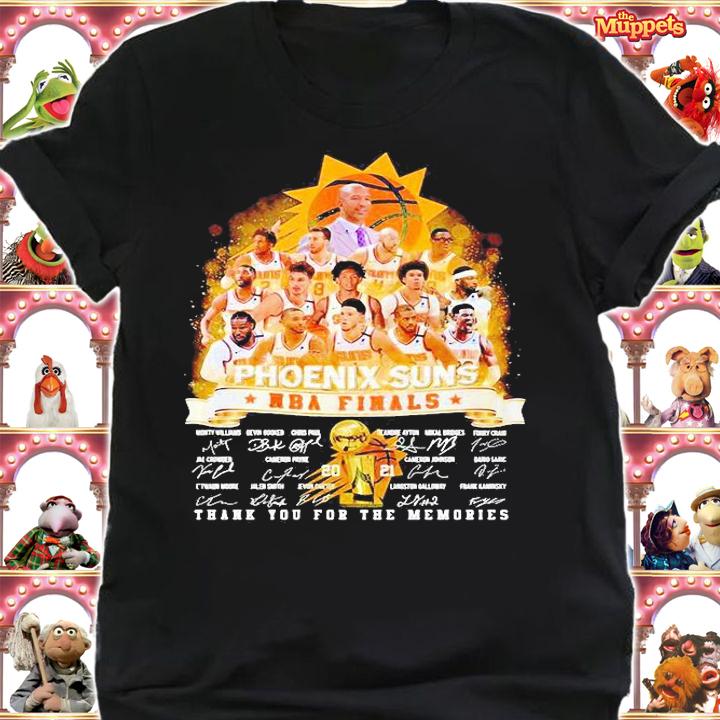 Phoenix Suns 2021 NBA Champions all signature shirts shirt