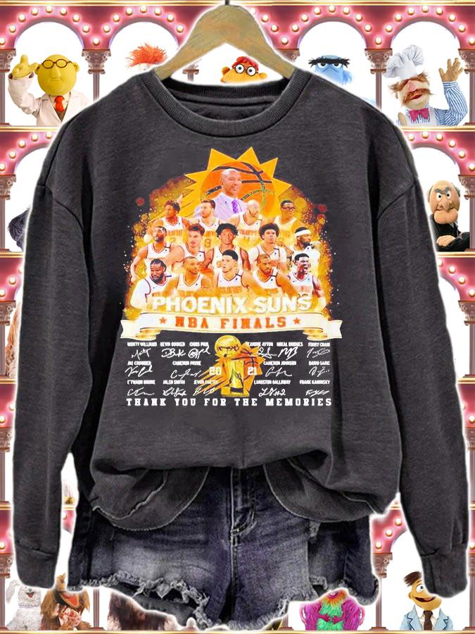 Phoenix Suns 2021 NBA Champions all signature shirts sweatshirt