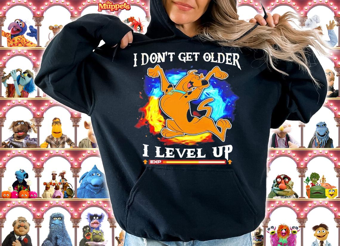 Scooby Doo I don't get older I level up t-shirt