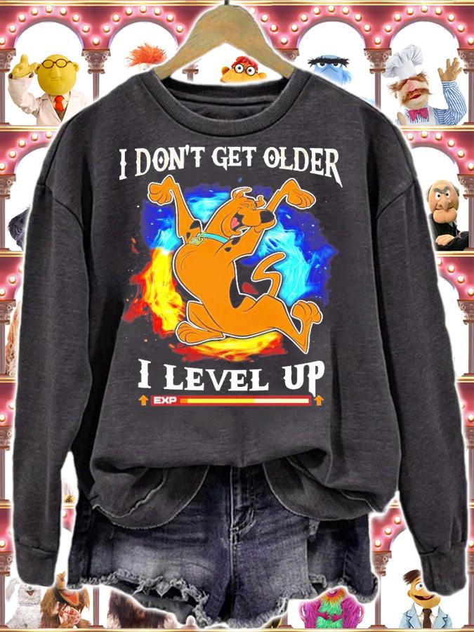 Scooby Doo I don't get older I level up t-shirt