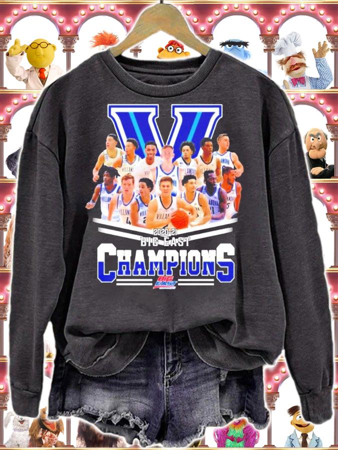 Villanova 2020-2021 Big East Champions shirt sweatshirt