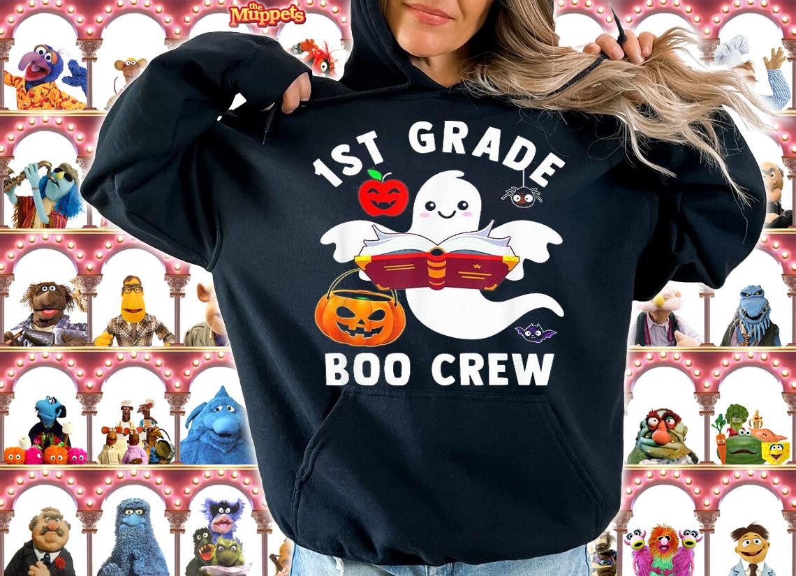 1st Grade Boo Crew First Grade Halloween Costume T-Shirt hoodie