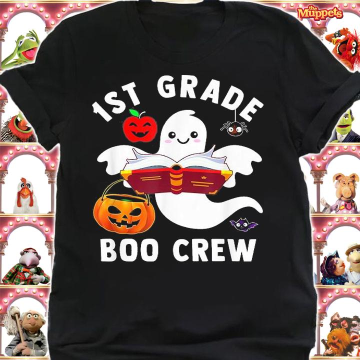 1st Grade Boo Crew First Grade Halloween Costume T-Shirt shirt