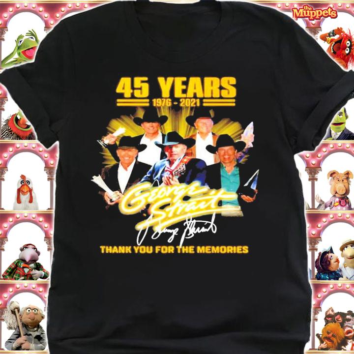 45 years 1976-2021 George Strait signature shirt shirt
