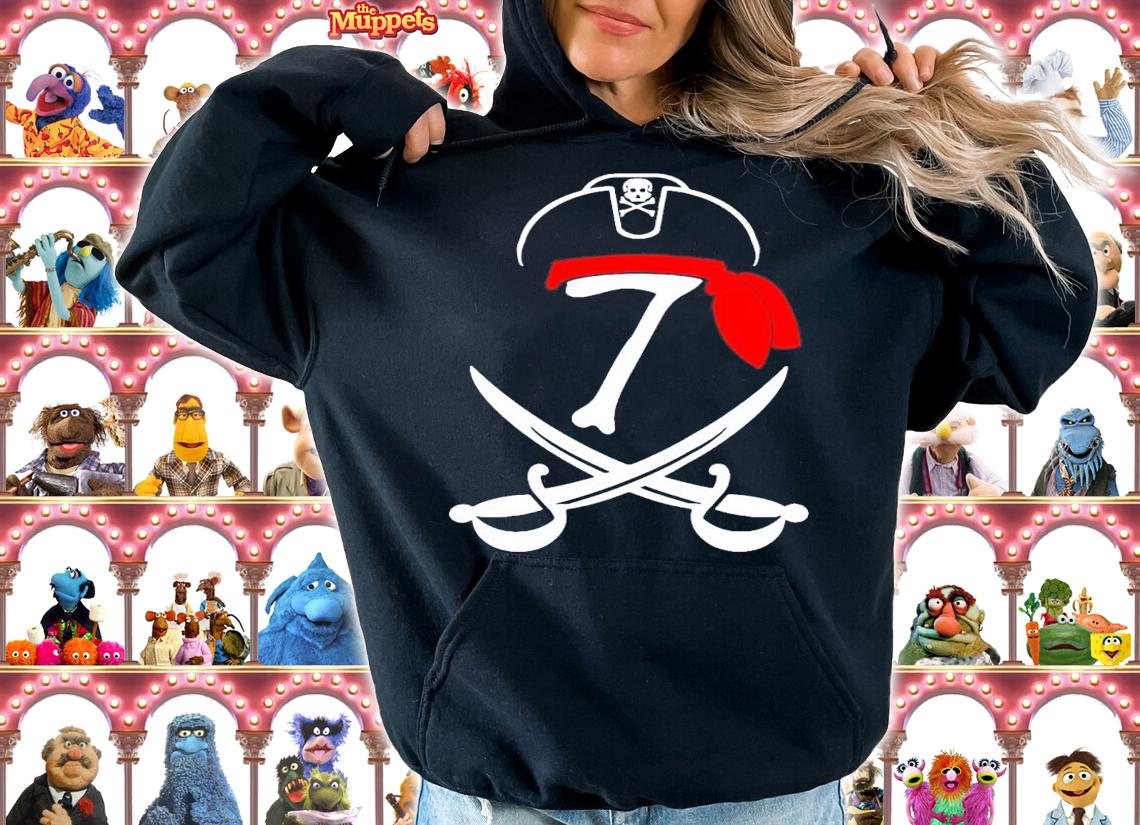 7th Pirate Birthday Party Theme shirt hoodie