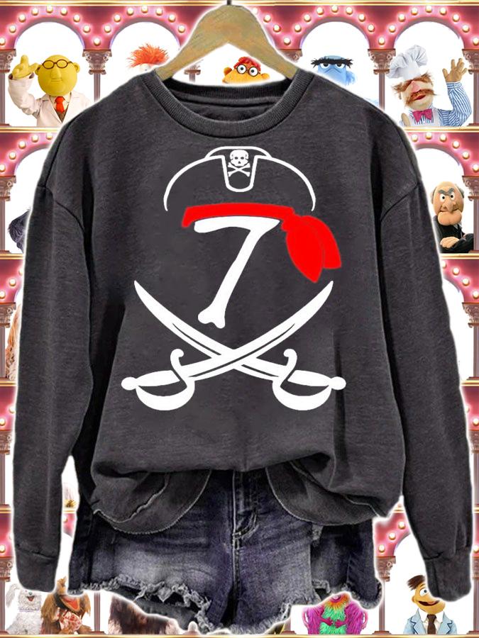 7th Pirate Birthday Party Theme shirt sweatshirt