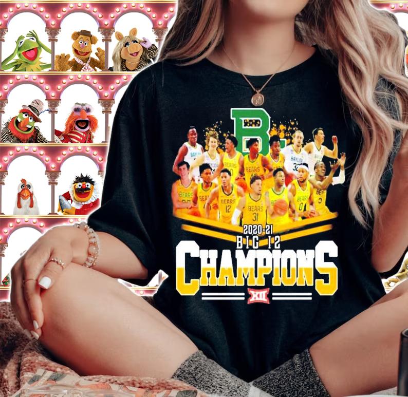 Bears Baylor 2020-2021 big 12 Champions shirt