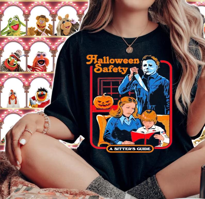 Michael Myers Halloween Safety A Sitter's Guide Shirt woman shirt