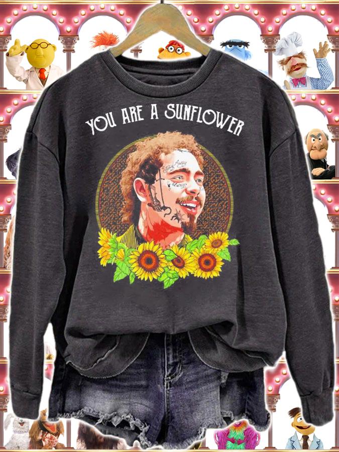 Post Malone You Are A Sunflower t-shirt sweatshirt