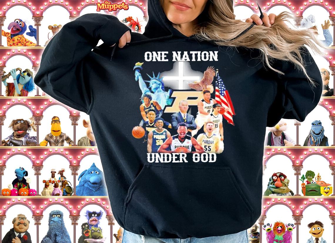 Purdue Boilermakers one nation under god shirt