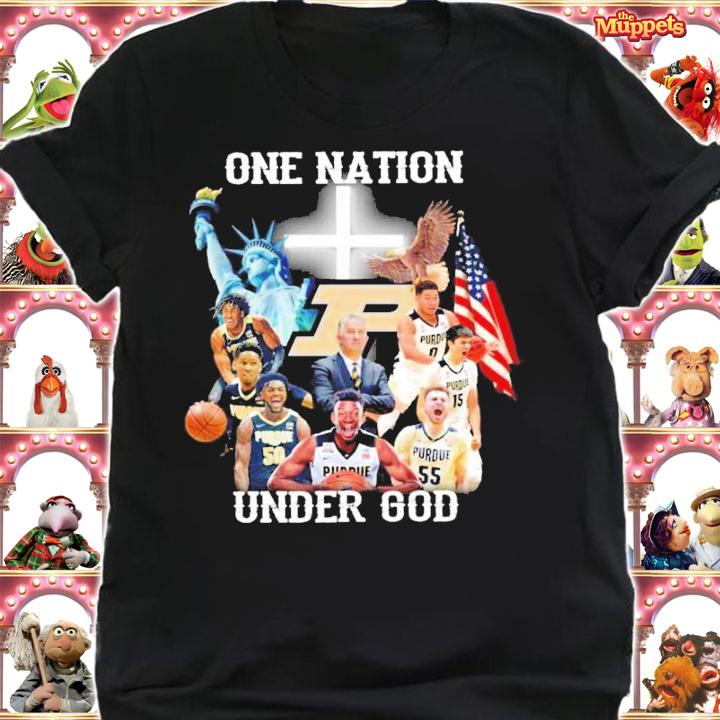 Purdue Boilermakers one nation under god shirt