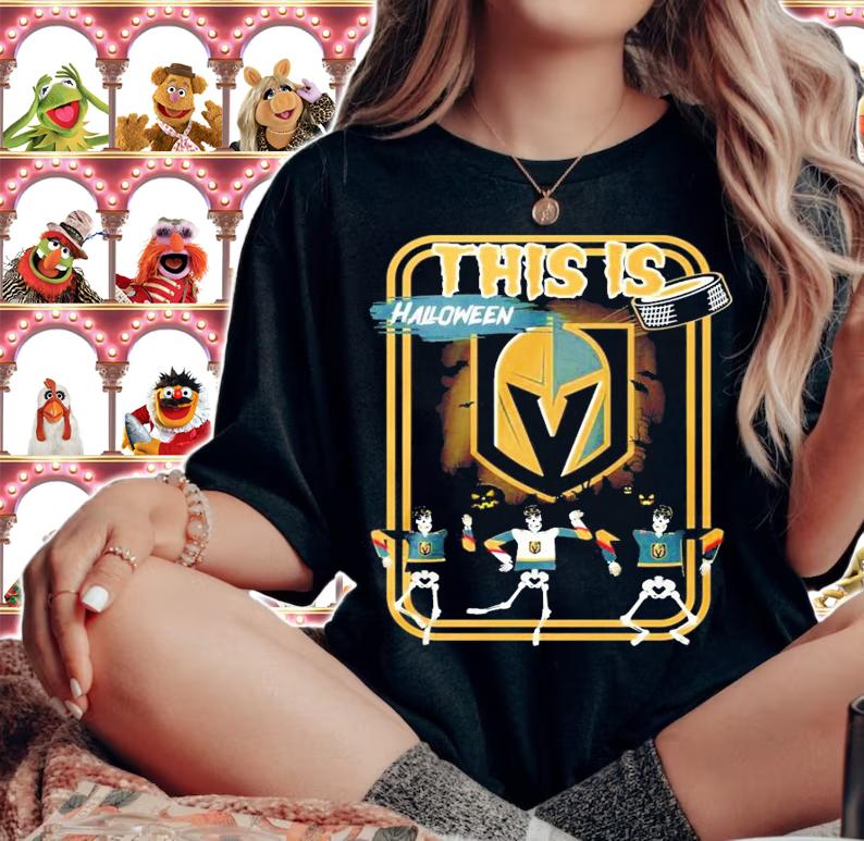 This is halloween Vegas Golden Knights shirt