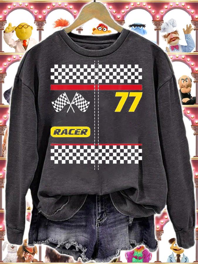 77 Race Car Driver Costume For Halloween Boys Mens T-Shirt sweatshirt