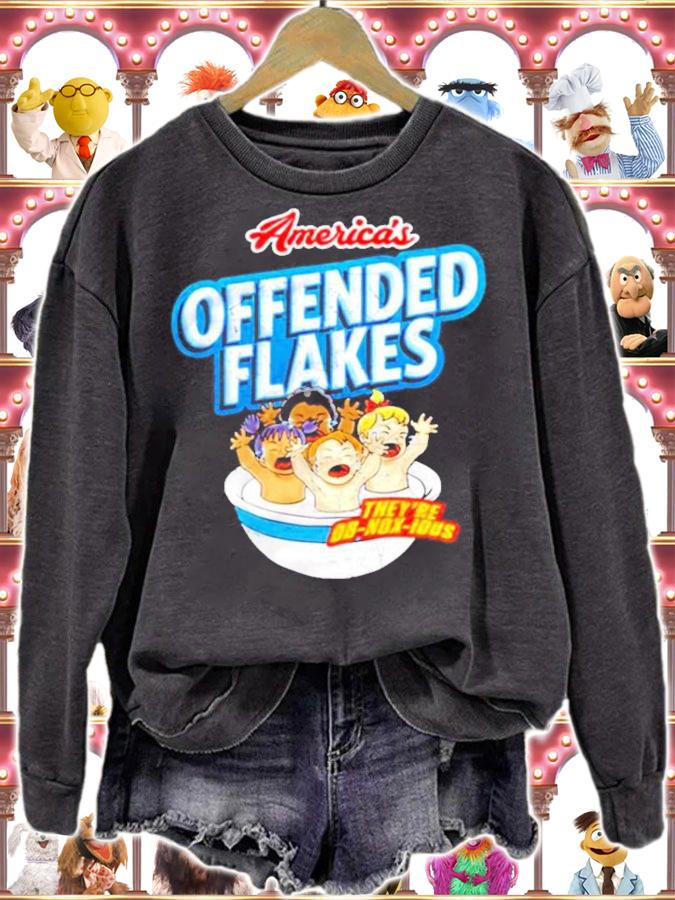 America's Offended Flakes they're ob nox ious shirt sweatshirt