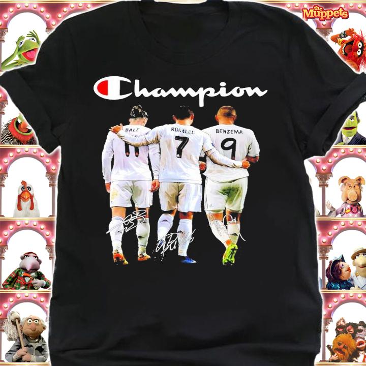 Champion Bale Ronaldo Benzema signature shirt shirt