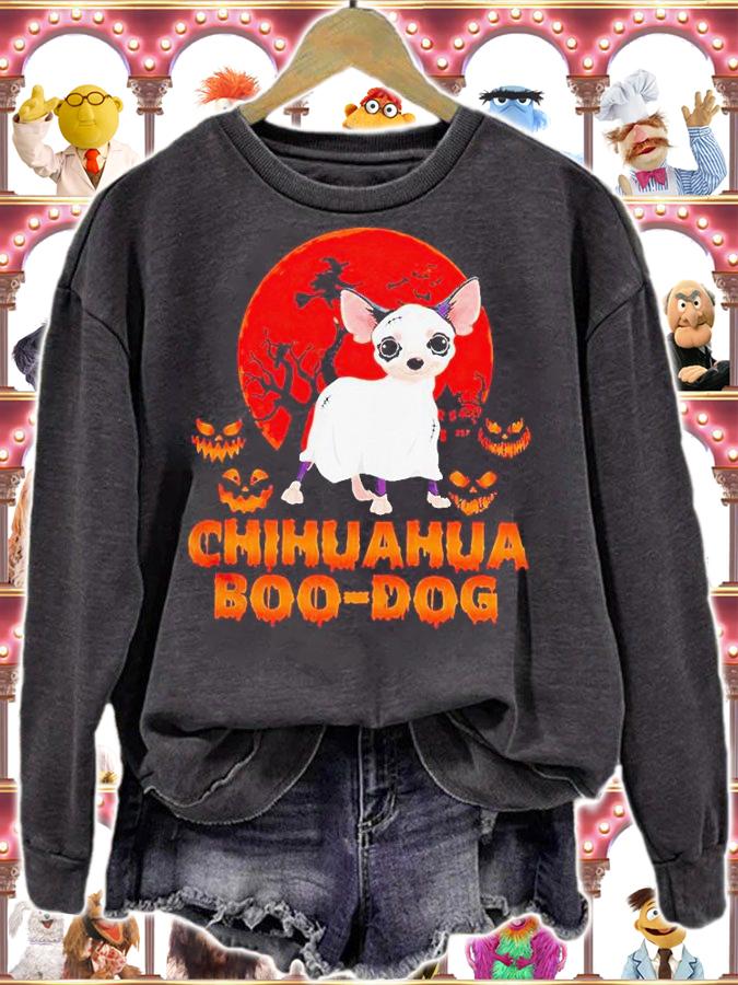 Chihuahua boo Dog Halloween T-shirt