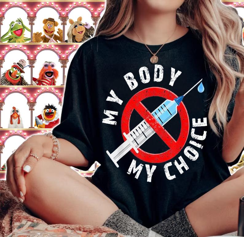 Distressed My Body My Choice No Forced Vaccines shirt woman shirt