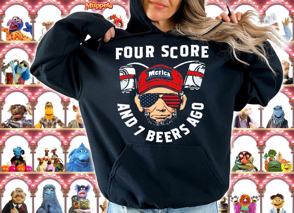 Four Score and 7 Beers Ago Abe Lincoln shirt