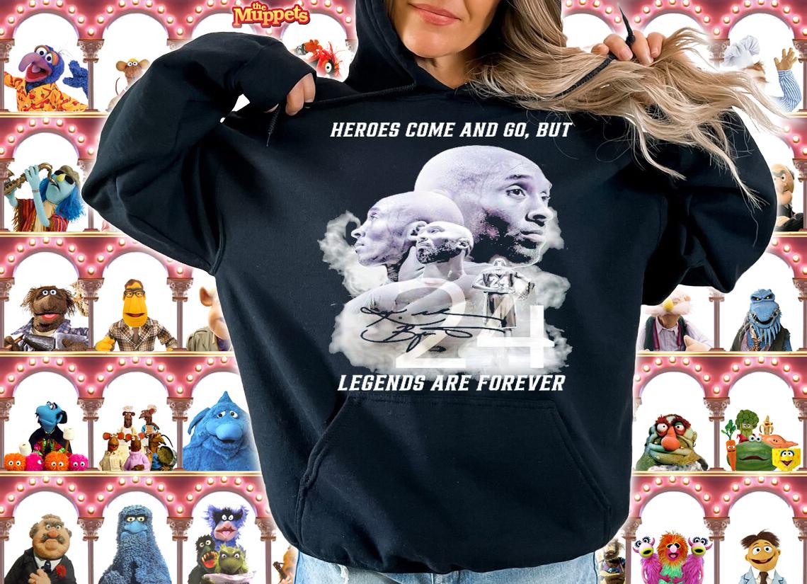 Heroes come and go but Legends are forever Kobe Bryant signature shirt
