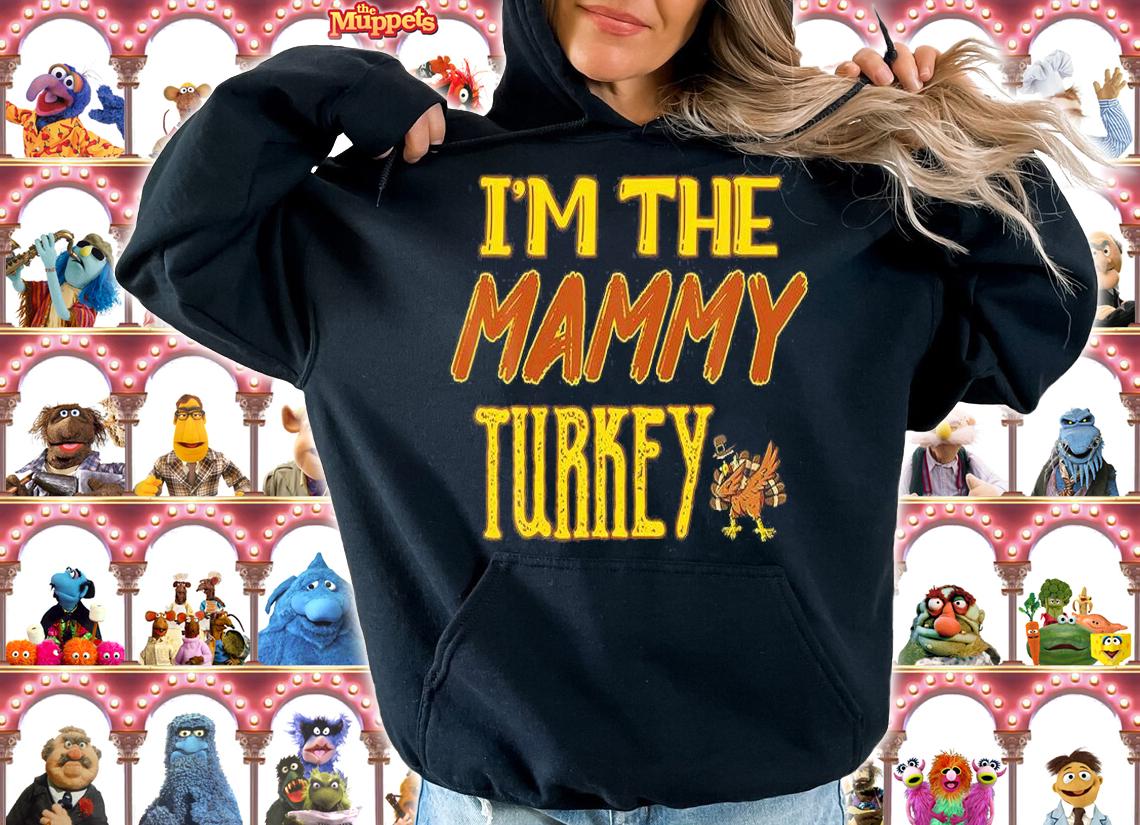 I'm The Mammy Turkey Dabbing Cute Thanksgiving T-Shirt