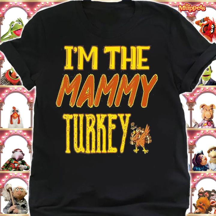 I'm The Mammy Turkey Dabbing Cute Thanksgiving T-Shirt