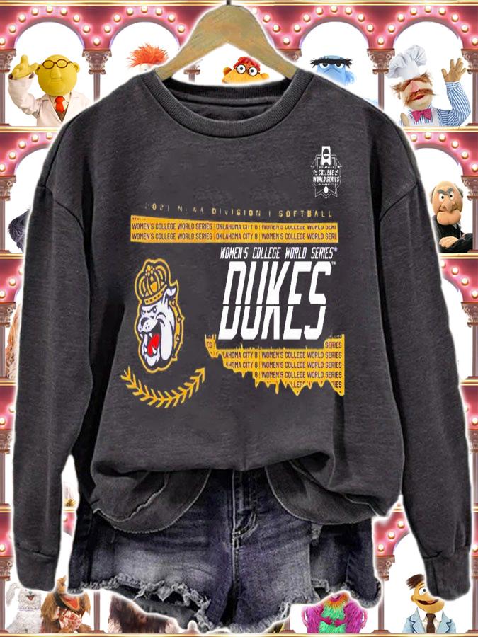 James Madison Dukes 2021 NCAA Division I Softball women's college world series shirt sweatshirt