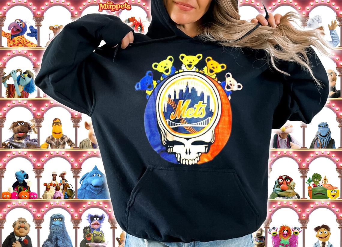 New York Grateful Dead Grateful Bear mets shirt hoodie