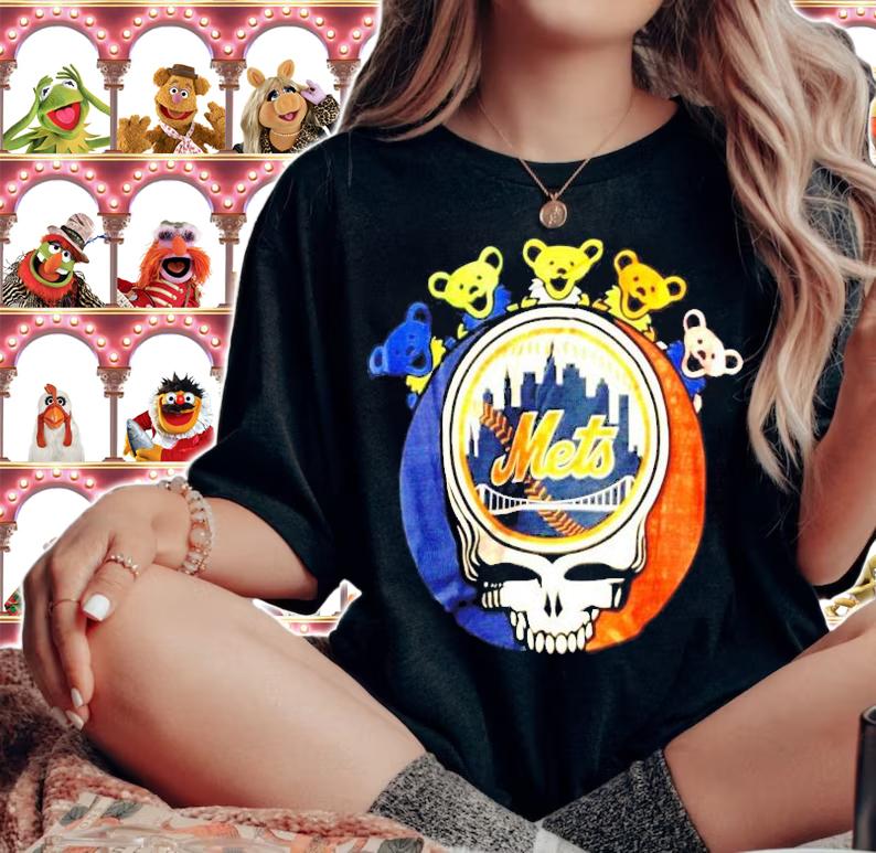 New York Grateful Dead Grateful Bear mets shirt woman shirt