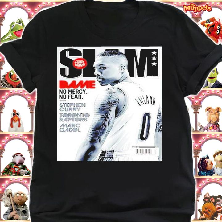 SLAM Damian Lillard no mercy no fear shirt shirt