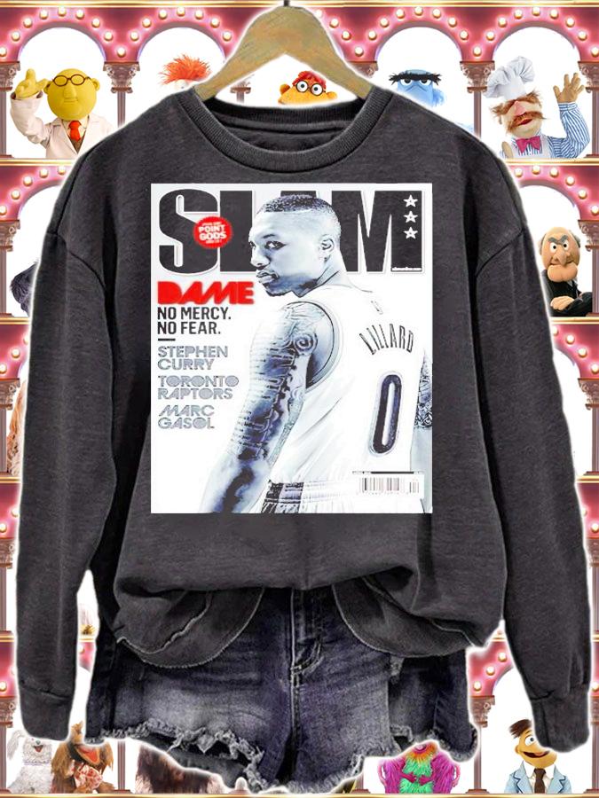 SLAM Damian Lillard no mercy no fear shirt sweatshirt